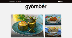 Desktop Screenshot of gyomber.hu